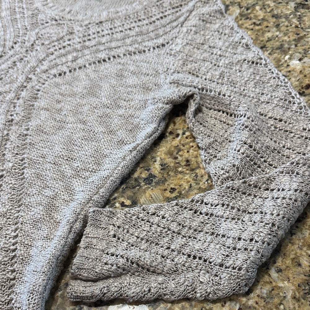 Cloud Chaser Beige Knit Top - Picture 9 of 13